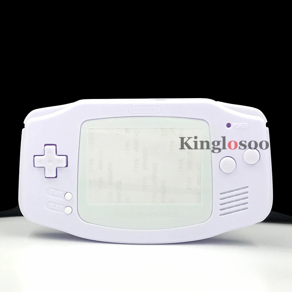 Full white shell cover replacement for Game Boy Advance GBA