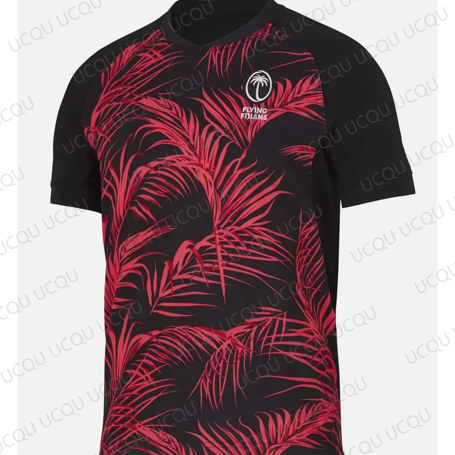 Mens Fiji Rugby Replica Away Jersey Quick-Drying for Daily Training Oversized Sweat-Wicking Quick-Drying for Daily Training