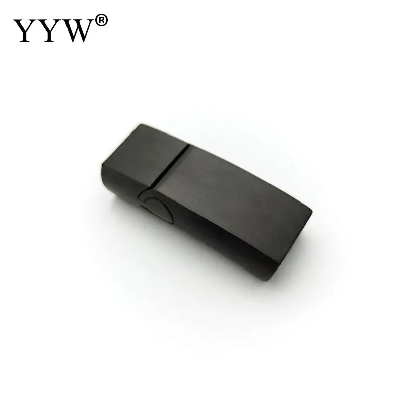 10PCs Stainless Steel Magnetic Clasps Hole 12x6mm for Leather Bracelets Clasp Magnet DIY Bracelet Jewelry Making Accessories