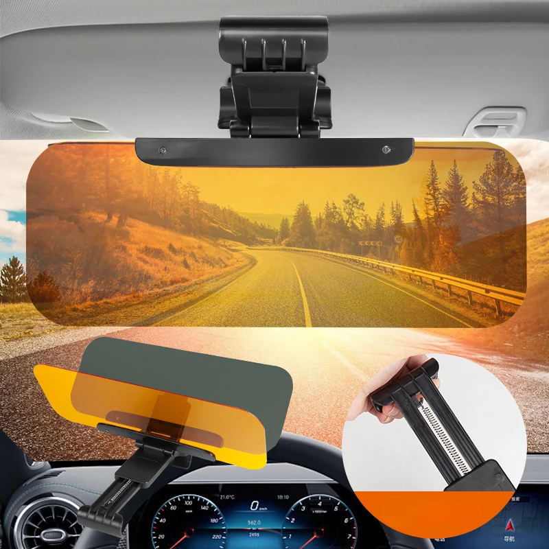 

Car Sunshade Interior Anti Glare Goggles for Drivers Day and Night Goggles for High Beam Protection