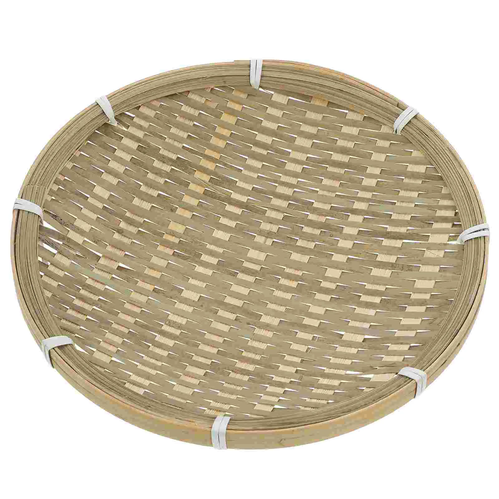 Bamboo Storage Basket Bread Woven Tray Decorative Food Loaf Fruit Creative Vegetable Baskets