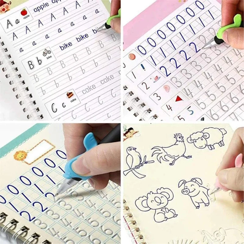 6 Pcs Magical Handwriting Workbooks Handwriting Practice Copybook, Mag