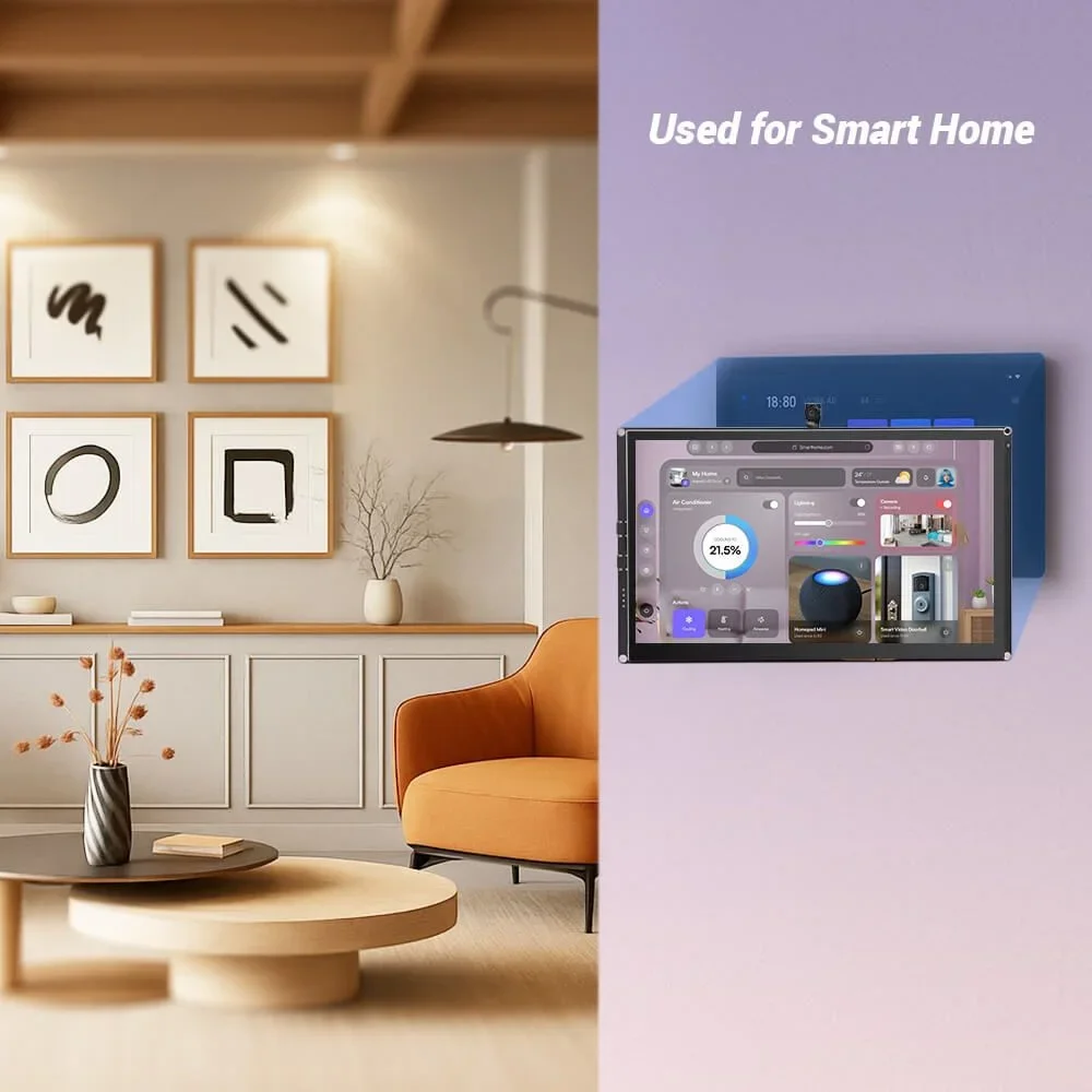 CrowPanel Advanced 10.1인치 ESP32-P4 HMI AI 디스플레이 1024x600 IPS 터치 스크린 WiFi 6 아두이노/LVGL/마이크로파이썬 호환