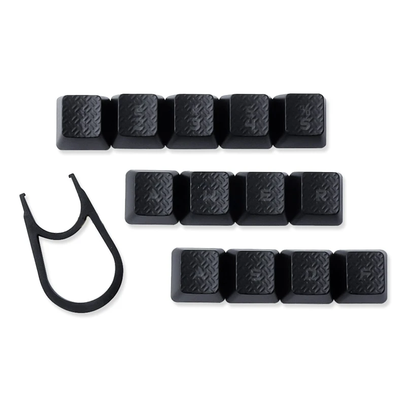 13 Pz Copritastiera Retroilluminato Antiscivolo Per Logitech Romer-G G910 G810 G413 G310 Tastiera Meccanica Keycap