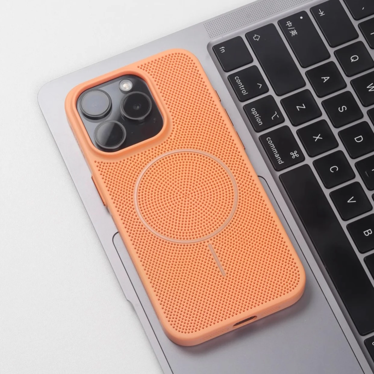 Ultra Thin Breathable Cooling Hard Case with MagSafe Wireless Charging Compatibility