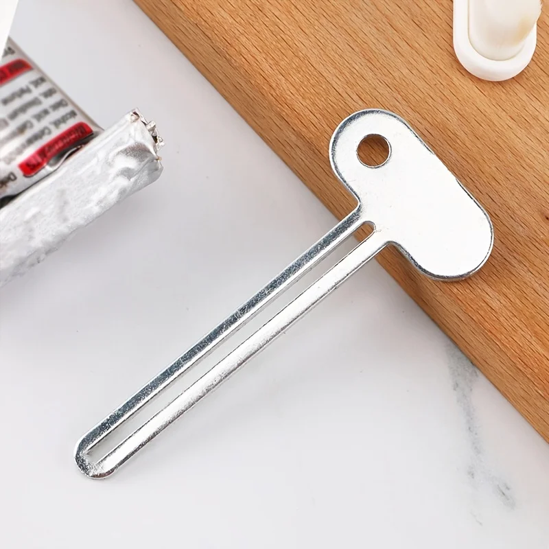 Stainless Steel Toothpaste Squeezer Tool Hair Oil Paint Rotate Dispenser for...