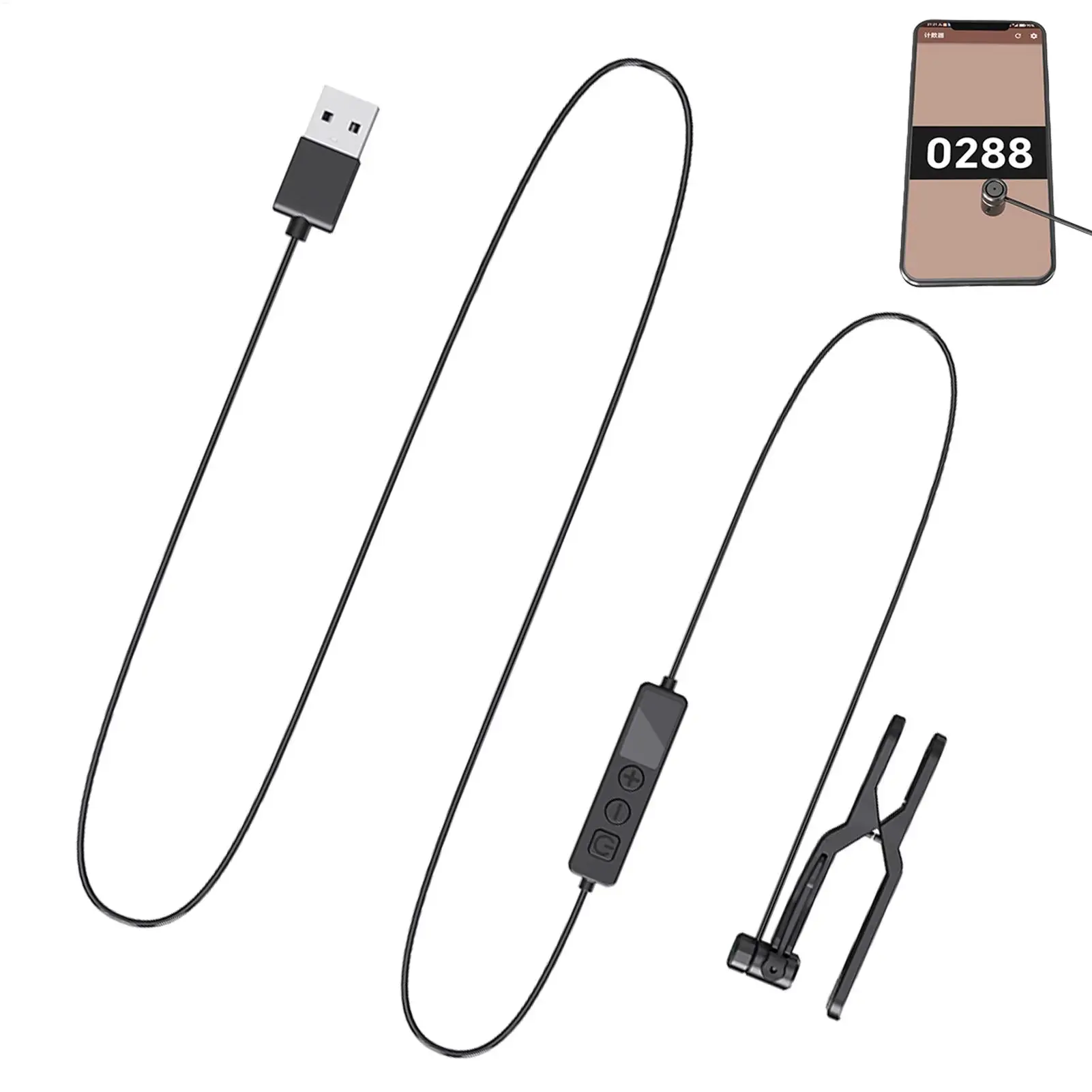 Automatic Phone Screen Clicker Auto Screen Clicker Adjustable Speeds Digital Display Tapping Device Physical Tapper for Tasks