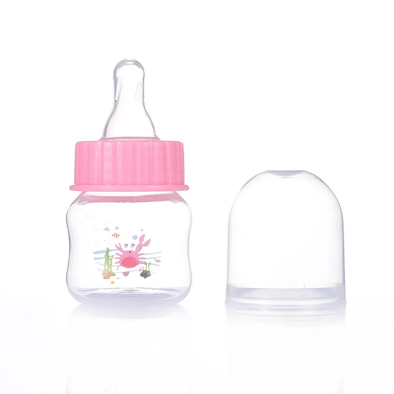 50ML Newborn Children Infant Baby Boy Girl Standard Mouth PP Feeding Bottle Drinking Water Breast-like Feeling-Random Pattern