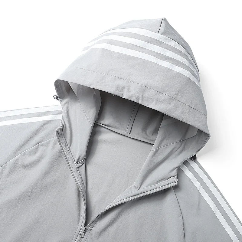 2024 plus size 8xl Summer Hooded Jacket Men Waterproof Sun Protection Clothing Fishing Hunting Clothe Quick Dry Skin Windbreaker