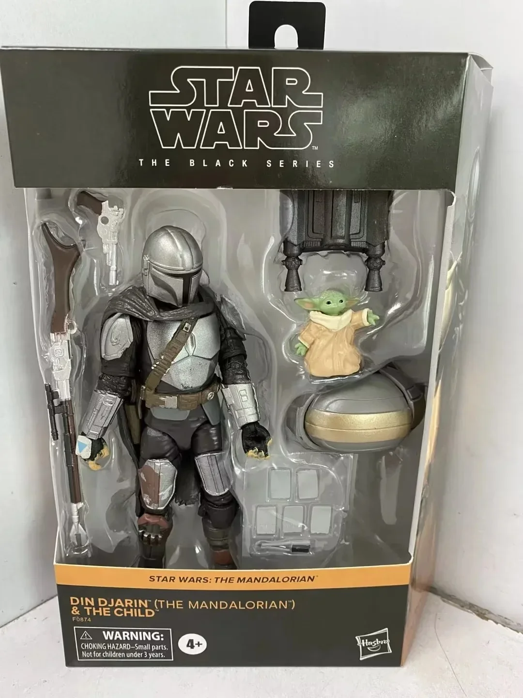 

Star Wars The Black Series - Din Djarin The Mandalorian and The Child Baby Yoda Joints Moveable Action Figure Model Toys