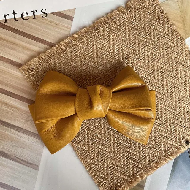 New Women Long Leather Ponytail Hold Hair Tie ободок для волос Headband Hair bands For Girls Hair Accessories gumki do wlosow P 4