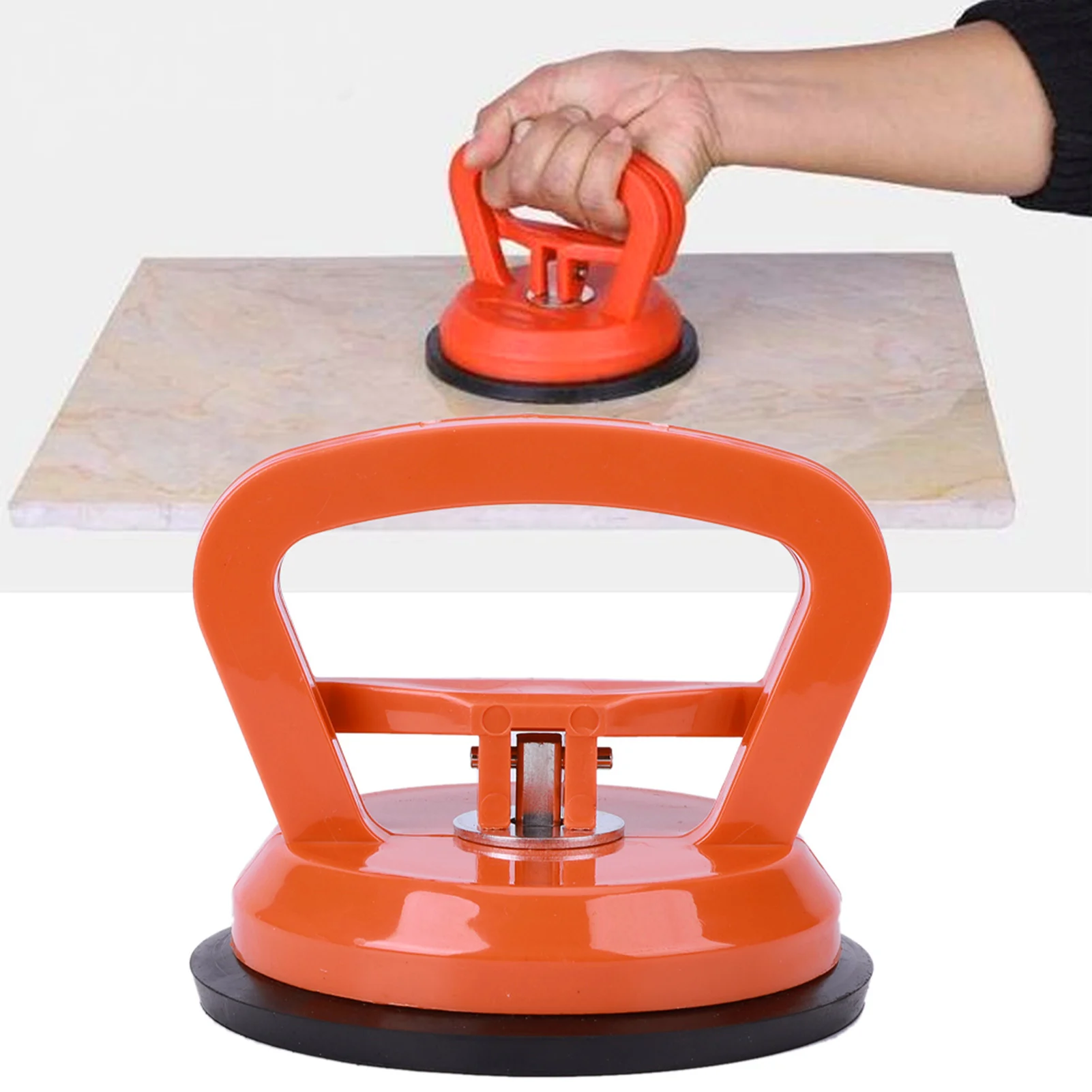 Vacuum Strong Suction Cup Vacuum Suction Cup Electric Vacuum Lifter 50kg/110.2lbs Glass Lifter Puller Plastic Single Claws for Floor Ceramic Tiles Suction Moving Tool