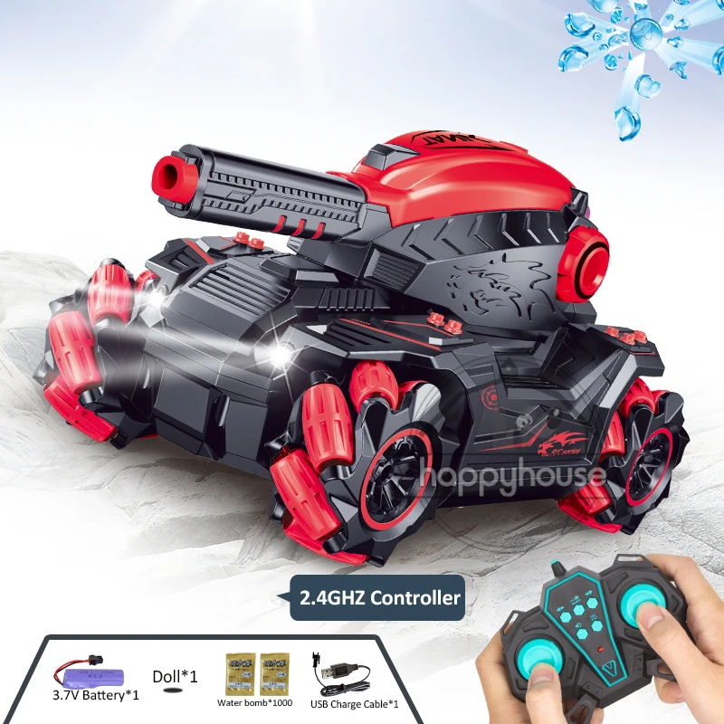 Remote Control Tank for Children Water Bomb Tank Toy Electric Gesture Remote Control Car RC Tank multiplayer RC Car for Boy Kids wall climbing car RC Cars