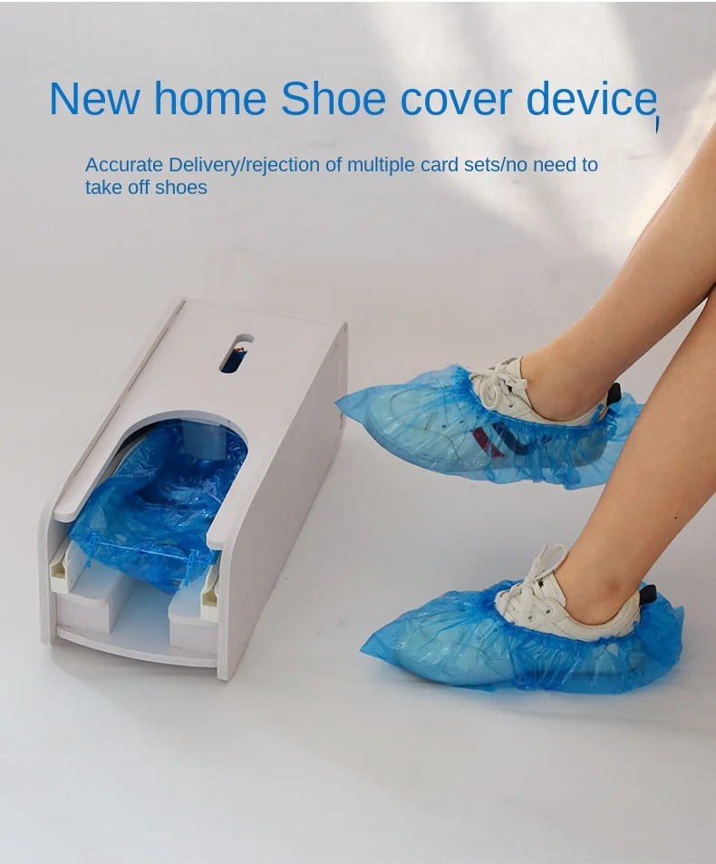 Automatic Shoe Cover Dispenser Machine Foot Step Smart Shoe Cover Dispenser  Indoor Copriscarpe Automatico Home Products DF50TX - AliExpress