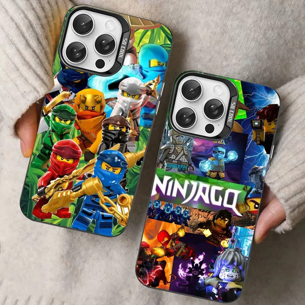 Animated N-Ninjago-Funny Matte Shockproof Phone Case - Stylish and Durable Back Cover