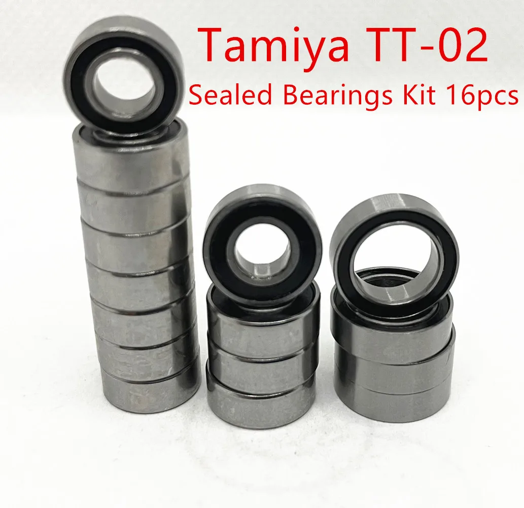 Cuscinetti Sigillati Sera Invernale-Per Tamiya Tt-02, Tt-02D E Tt-02 (16 Pezzi)