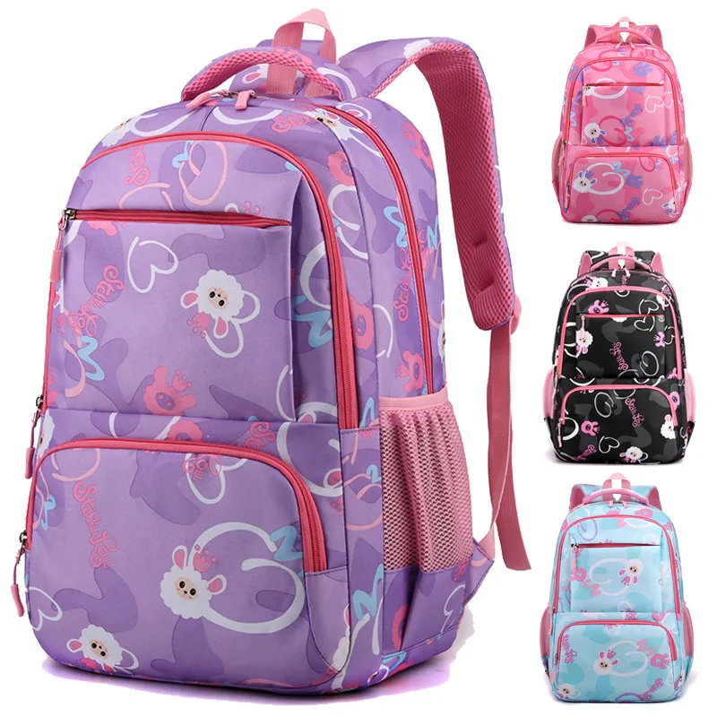Mochila Infantil 여아용 방수 어린이 책가방, 배낭 초등학교 배낭 정형외과 책가방