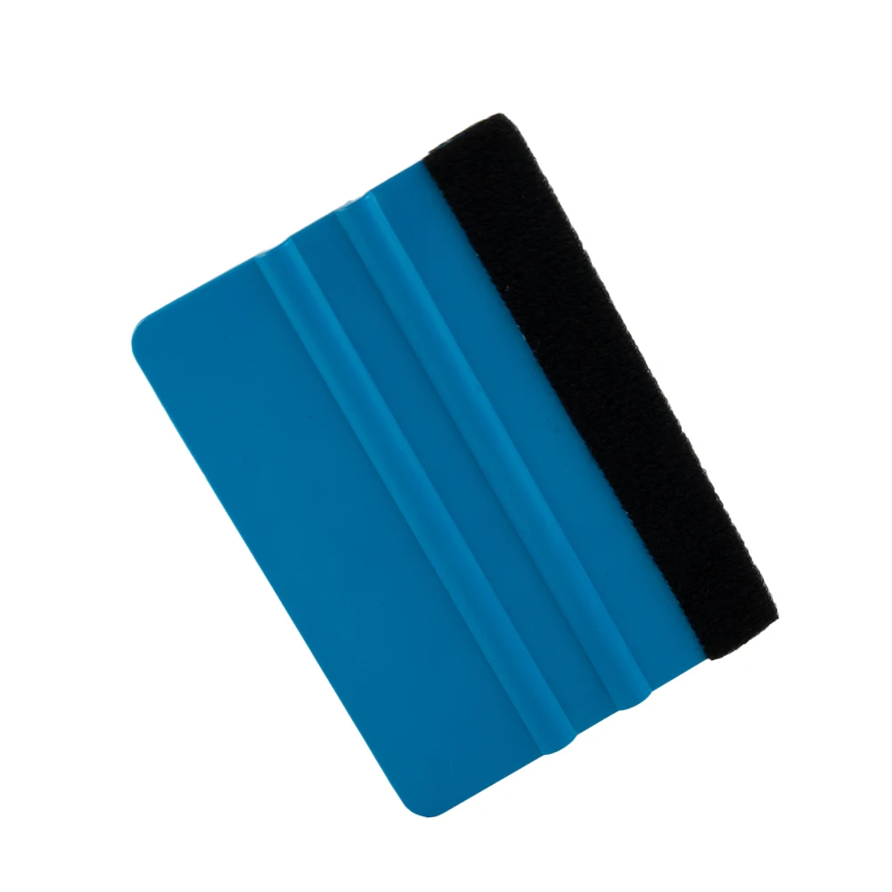 1Pcs Squeegee Felt Edge Scraper Car Decals Vinyl Wrapping Sticker Smoother Square Cloth Flannel Spatula Tool 10 * 7.3 CM