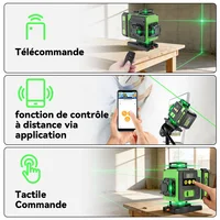 HGLINE 16 lignes niveau Laser APP télécommande niveaux horizontaux verticaux affichage de puissance de la Machine nivellement Laser avec trépied de 100 cm 6