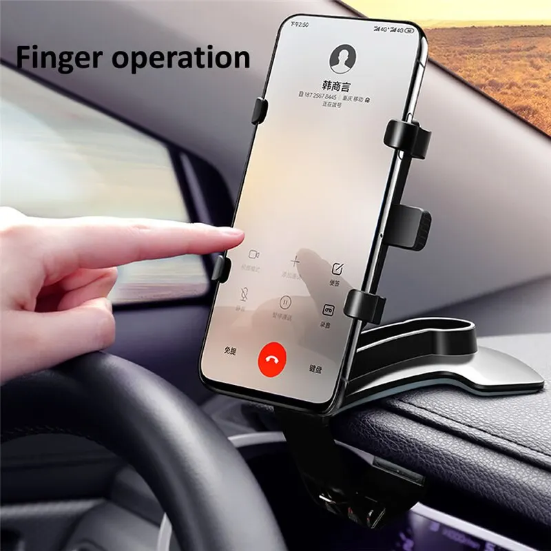 Universal 360-Grad-Multifunktions-Auto-Handyhalter, Ständer, GPS-Halterung, Smartphone-Unterstützung im Auto für iPhone, Samsung, Xiaomi – Detail 9