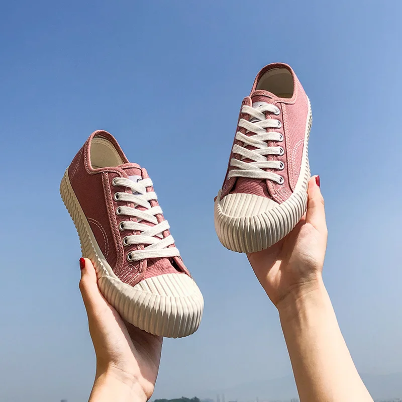 Canvas Shoes for Women 2022 New Fashion Color Women Casual Flats Canvas Women Casual Shoes Sneakers Color Female Shoes