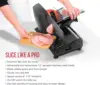 Electric Deli Slicer With Adjustable Slices, Stainless Steel Blades, Safe Feet - For Ham, Cheese, Bread, Fruit & Veggies 2