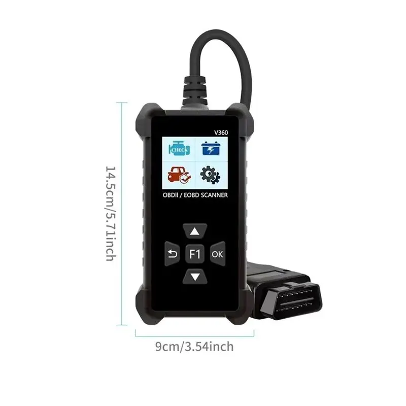 전문가용 엔진 코드 리더 및 리셋터 OBD2 스캔 진단 도구 (자동차 엔진 사전 테스트 문제 해결용)