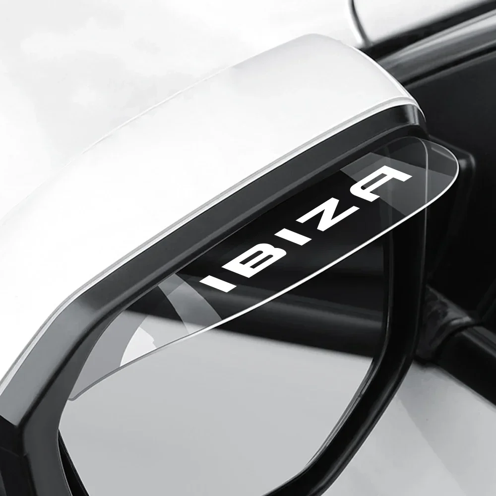 Car Rearview Mirror Rainproof Eyebrow Auto Accessories For Seat Ibiza 6F 6L 6J 2011 2010 MK3 6K IV 2003 MK4 ST Knob KJ