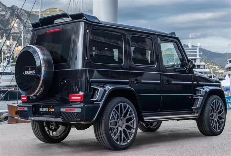 Matte Black Stainless Steel Spare Tire Cover For Mercedes G-Wagon W463/W464 – G500 G550 G63 G65