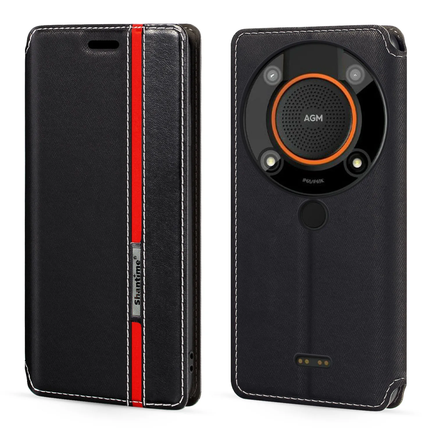

For AGM Glory SE Case Fashion Multicolor Magnetic Closure Leather Flip Case Cover with Card Holder For AGM Glory Pro AGM G1 Pro