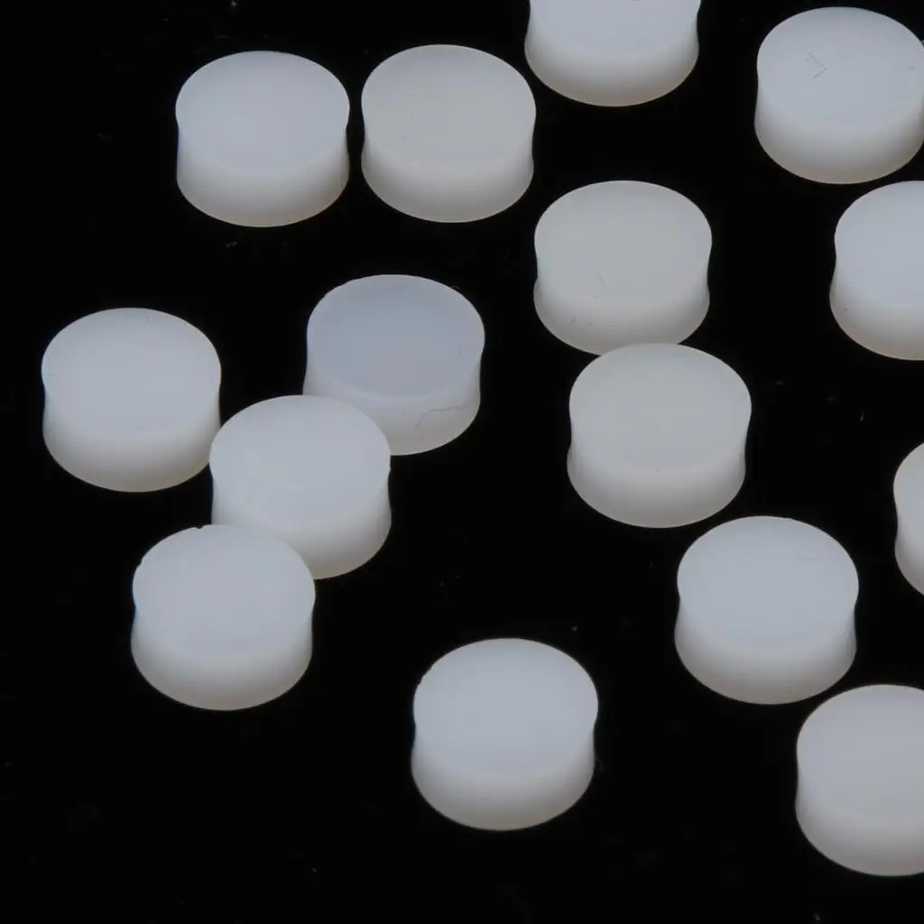 20 Pieces Trumpet Trombone Spit Valve Cork Pad ( Gel/Solid Wood)