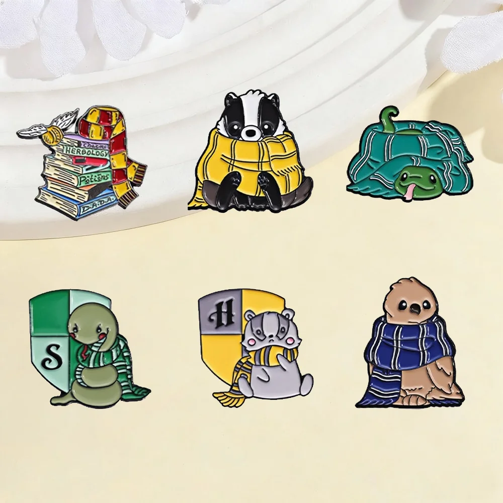 Enchanted Elf Enamel Pin: Adorable Animal Brooch Accessory and Charming Gift