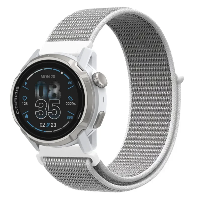20 mm 22 mm Nylon-Schlaufenarmband für COROS PACE Pro/3/APEX 4 42 mm atmungsaktives Armband für Suunto Vertical 2/Race S/2/Run/Ocean/9 Peak – Detail 4