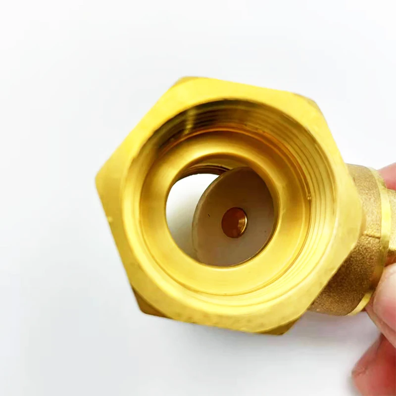1pc DN15/DN20/DN25 Laiton Filetage Femelle En Ligne Clapet Anti-retour à Ressort Unidirectionnel Anti-retour For Le Contrôle De L'eau (Size : DN25