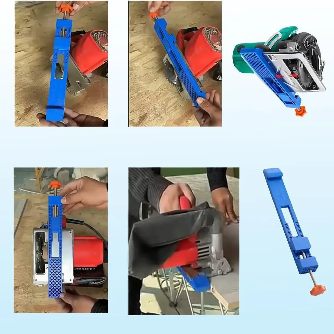 Electric Circular Saw Jig Quick Fix Precise Wood Cutting Easy Installation Quick Clamp