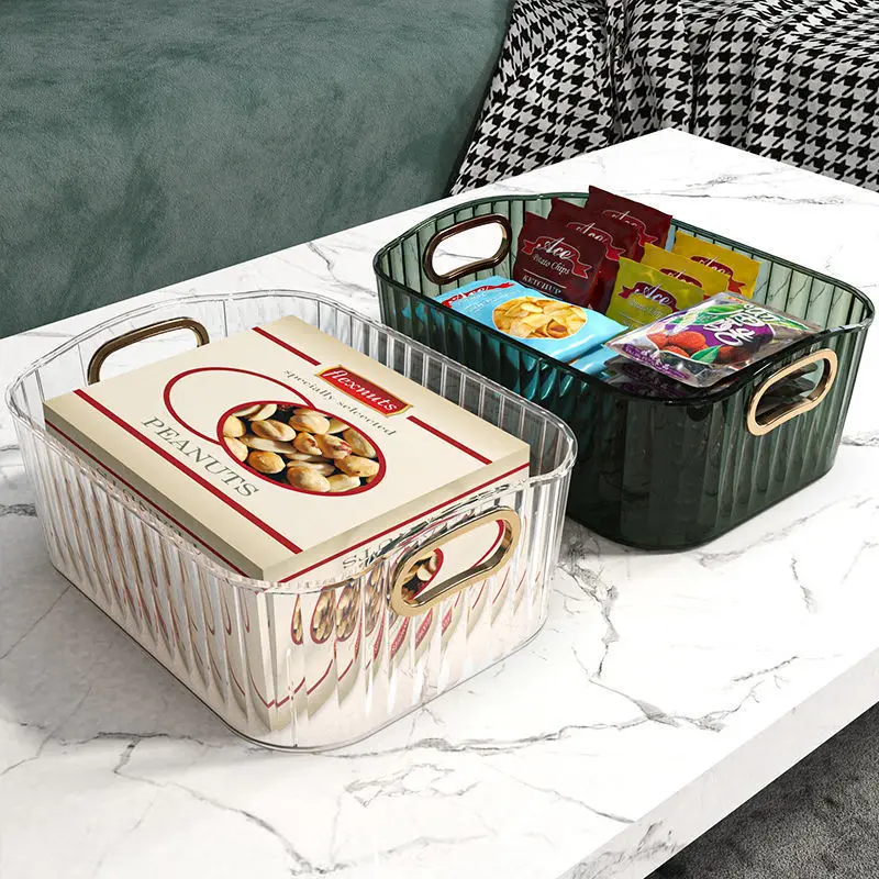 1PCS Desk Storage Box Cover Scrub Facial Mask Box Storage Rack Sorting Basket Lipstick Desk Skin Care Cosmetics Box 2