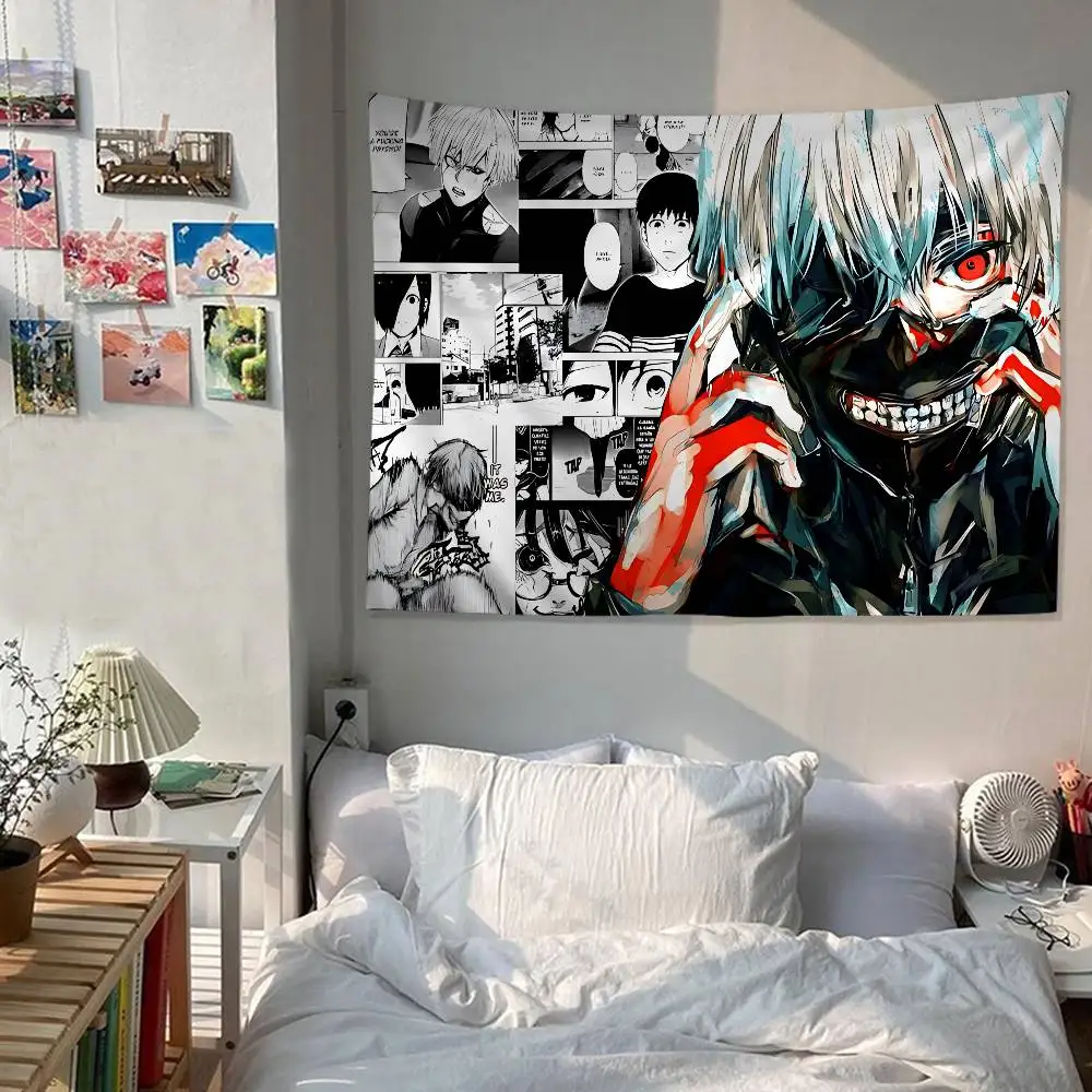 Tokyo Ghoul Anime Tapestry - Bohemian Home Decor & Divination Accent