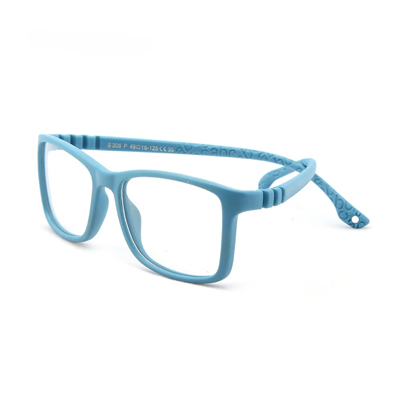 Kids Glasses Square Blue Light Kids Glasses Frame Children Optical Eyewear Boy Girl Computer Transparent Blocking Anti Reflective Eyeglasses