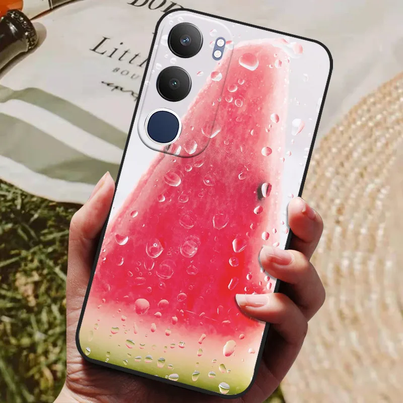 Fashionable Painted Soft Silicone Phone Case with TPU Bumper - Cute Design