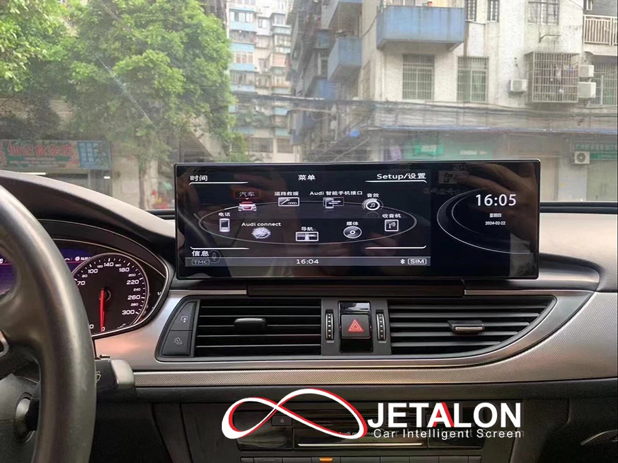 14.9inch Car Radio For AUDI A6 A7 2012-2018 Wireless CarPlay Android Auto Car Mu