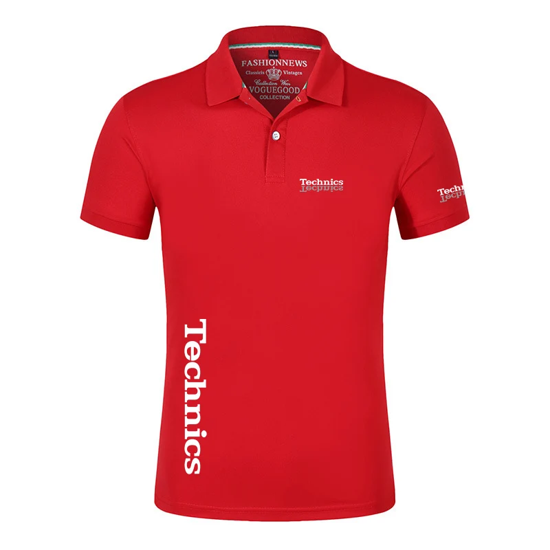 Technology 2023 male Dj 1200 turntable music new summer best selling printed Polo shirt short sleeve casual business jacket clot