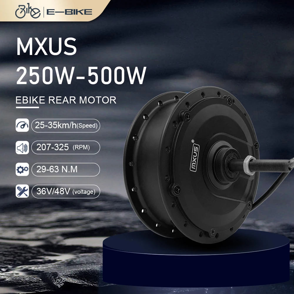 MXUS Motor 250W 350W 500W XF07 XF08 XF15 Ebike Motor Brushless