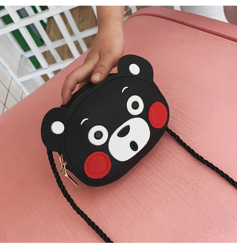 

South Korean version of children's small bag new tide pupil single shoulder bag cartoon cute purse girl crossbody bag