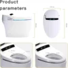 Smart Toilet One Piece Bidet Toilet for Bathrooms Toilet with Warm Water Sprayer & Dryer Foot Sensor Operation Heated Bidet Seat 5