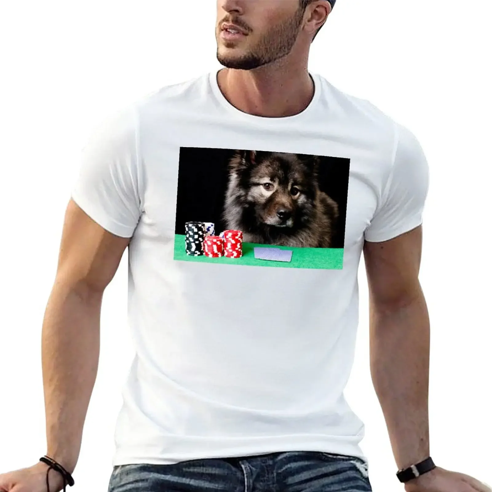 

Poker Dog Bark Bark T-Shirt boys animal print sweat oversized t shirts for men