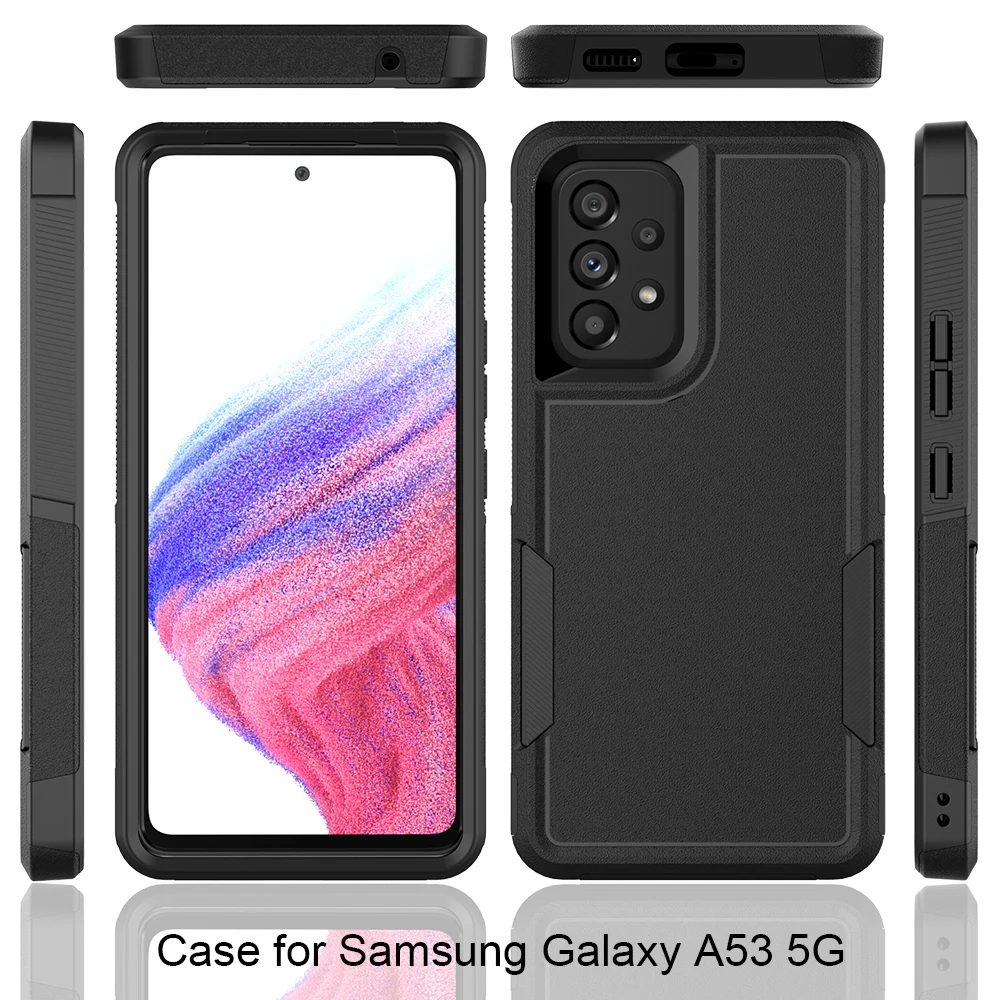 Durable Dual-Layer Hybrid Armor Shockproof Phone Case