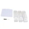 Liquid Soap Dispenser 300ml Leakproof 3 in 1 Wall Mount Press Liquid Dispenser ABS Reusable Transparent for Bathroom 2