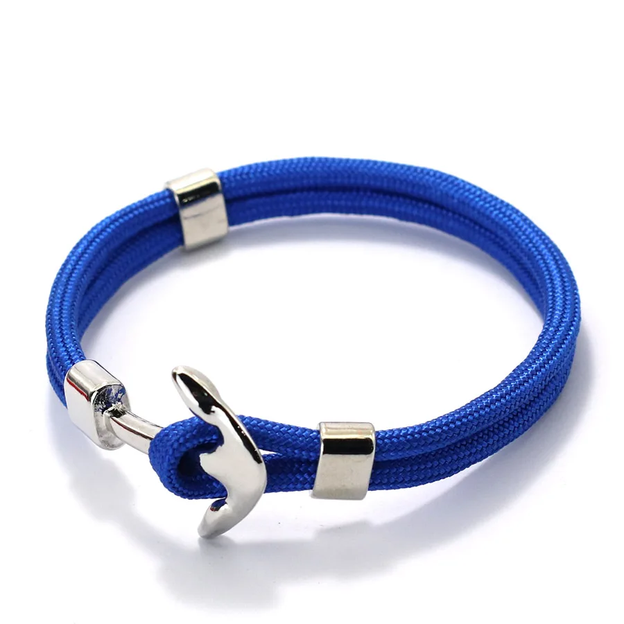 Marine Style Paracord Anchor Bracelet for Men