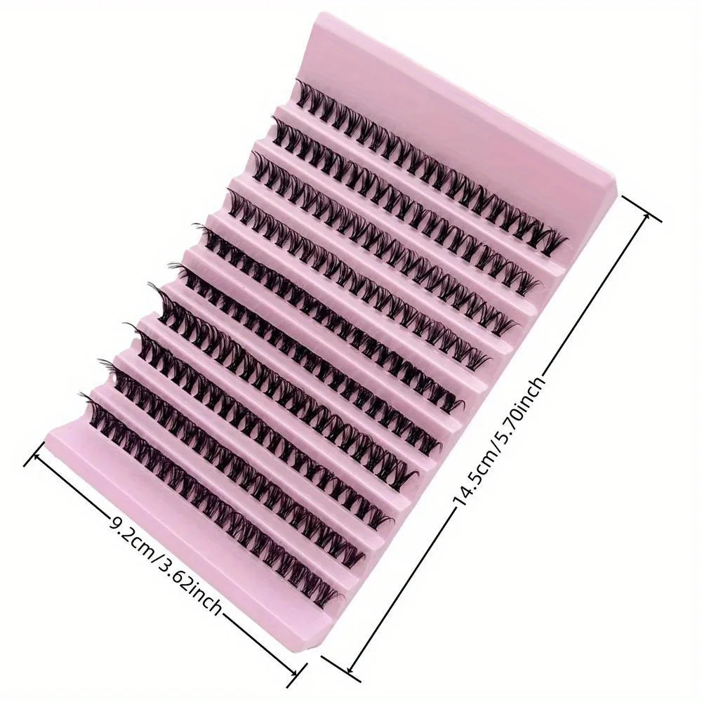 600pcs D Curl Cluster Lashes DIY Eyelash Extensions