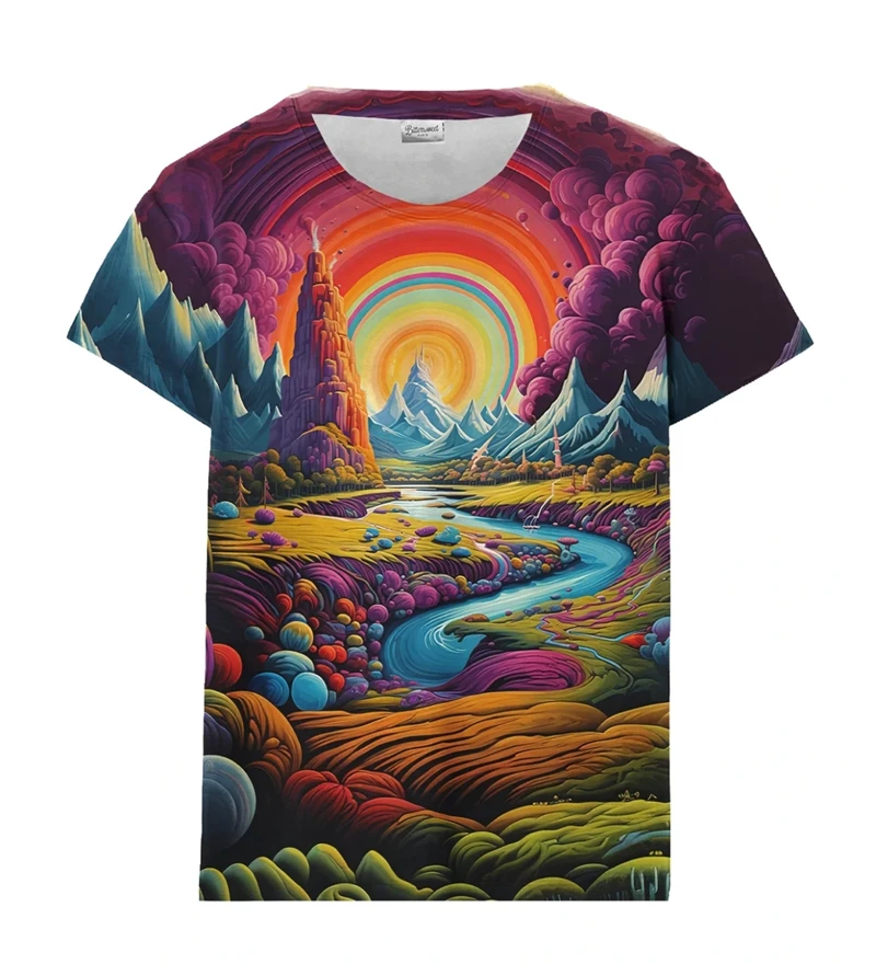 Camiseta graffiti con estampado 3d chroma para hombre y mujer_voghion.com